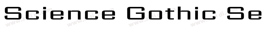 Science Gothic SemBd字体转换